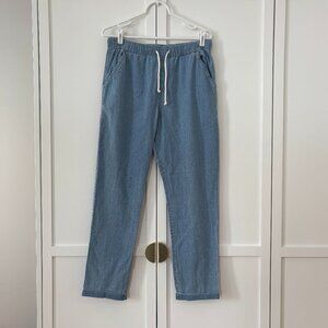 Roxy lightwight denim drawstring pants (size M)